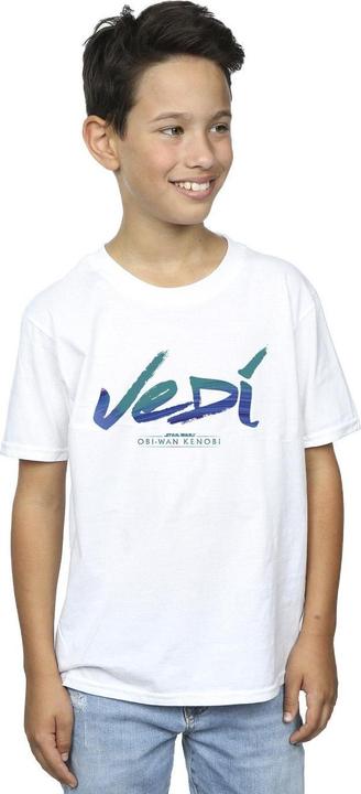Image du produit Star Wars - T-shirt OBI-WAN KENOBI JEDI PAINTED FONT - Garçon (140, 146)