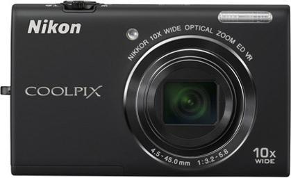 Produktbild Nikon Coolpix S6200, 16MP, 10x Zoom, HD-Movies, Schwarz (1/2,3'')