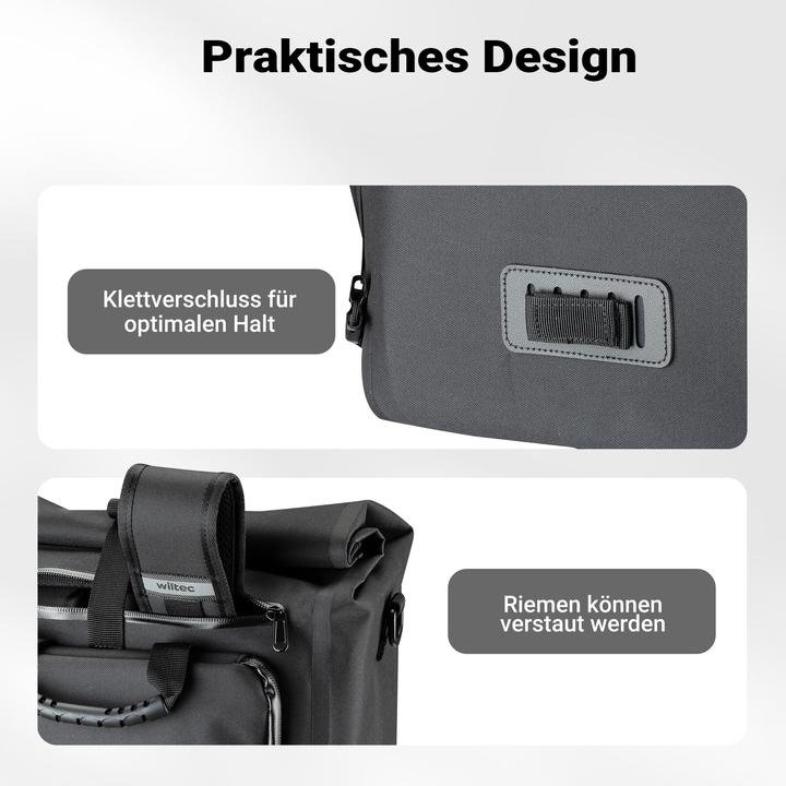 Produktbild Wiltec Gepäckträgertasche (25 l, Gepäckträgertasche)