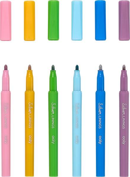 Produktbild Ooly 130-082 (Blau, Violett, Grün, Pink, Hellblau, Orange, Metallisch, 6 x)