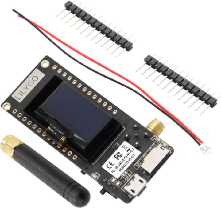 Actual product image Lilygo TTGO LoRa32 433MHz 0.96 inch OLED display with LoRa, Bluetooth and Wi-Fi