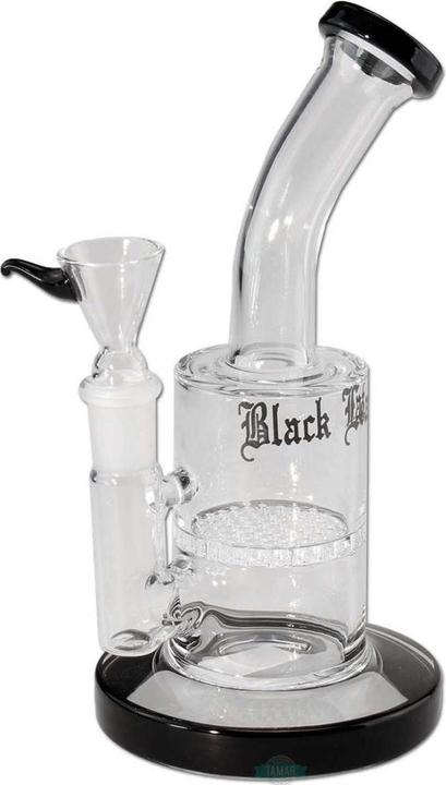 Black Leaf Honeycomb glass bong