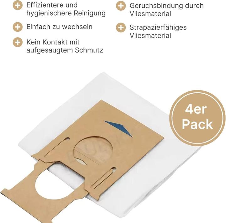 Immagine prodotto Hermex Sacchetto antipolvere alternativo per ECOVACS DEEBOT T9 T9+ N8 N8 Pro (4 x)