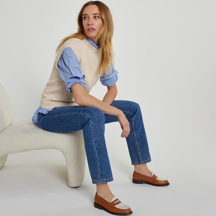 Produktbild La Redoute Collections Mokassins aus Leder (42)