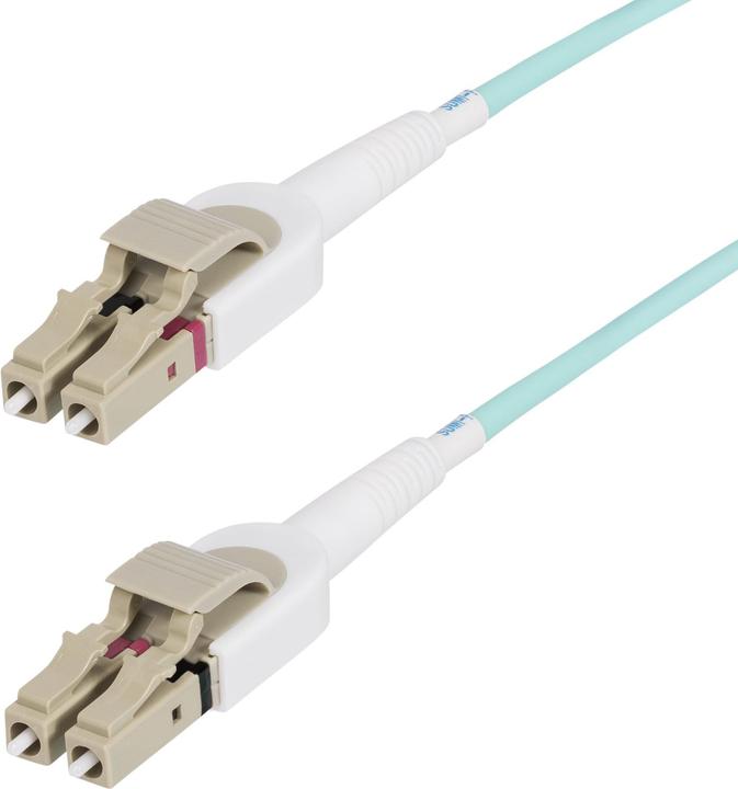 StarTech com 5m LC zu LC (UPC) OM4 Multimode Glasfaser Patchkabel, 50/125µm, 100Gbps, Low Insertion (UTP, CAT6, 5 m)