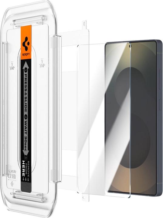 Actual product image Spigen Samsung Galaxy S25 Ultra Glas.tR EZ Fit HD Screen Protector, 2-pack (2 Piece, Samsung Galaxy S25 Ultra)