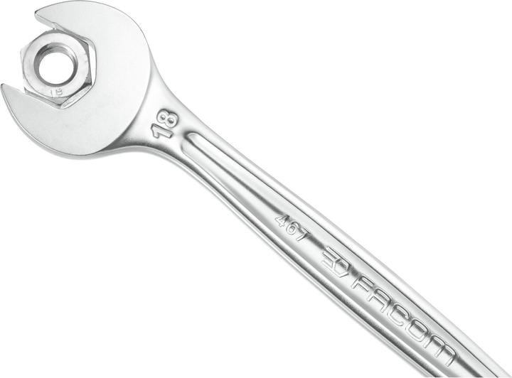 Image du produit Facom Clé à cliquet 34 mm à fourche et anneau, longueur 455 mm
