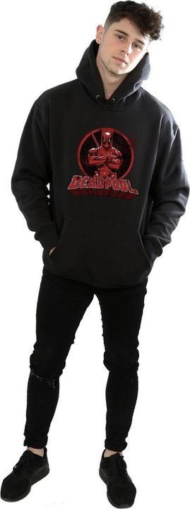 Produktbild Deadpool Crossed Arms Logo Kapuzenpullover (M)