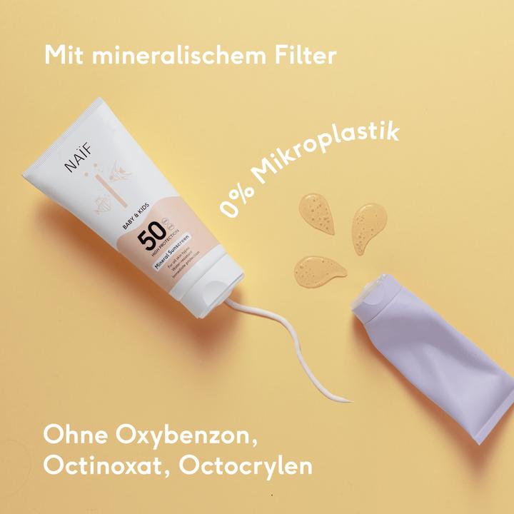 Produktbild Naïf Sonnencreme (Sonnencreme, SPF 50, 100 ml, 131 g)