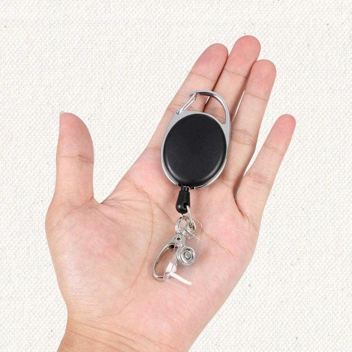 Produktbild Werkstein Anti-Lost Key-Bak Schlüsselanhänger mit Gürtelclip + Kartenhalter 3er Set