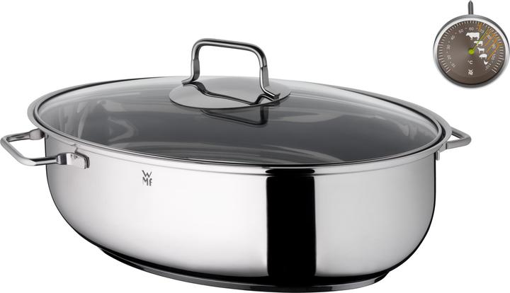 Produktbild WMF Bräter mit Glasdeckel (40.80 cm, Kochtopf, Edelstahl)