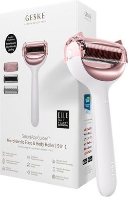 Konjac Sponge Roller do mezoterapii igłowej twarzy i ciała 9w1 Geske z Aplikacja (starlight)