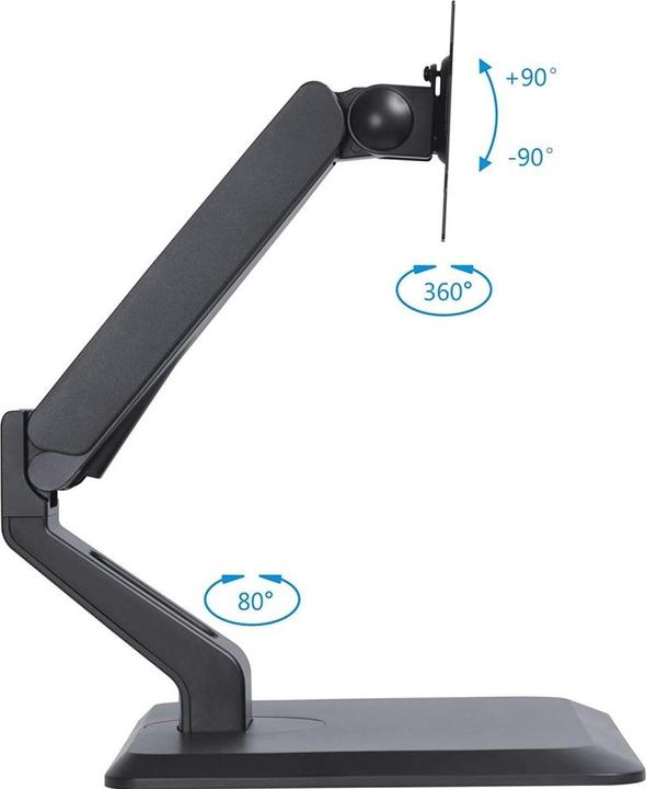 Actual product image Techly Desk Mount for 1 Touchscreen 17-32inch 43-81cm black (Table, 32")