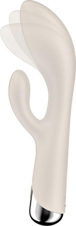 Actual product image Satisfyer Spinning Rabbit 1 Clitoris And G-Spot Stimulation Beige