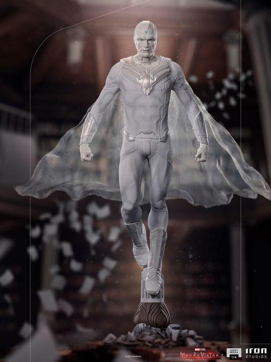 Actual product image Iron Studios WandaVision statuette Legacy Replica 1/4 White Vision 70 cm