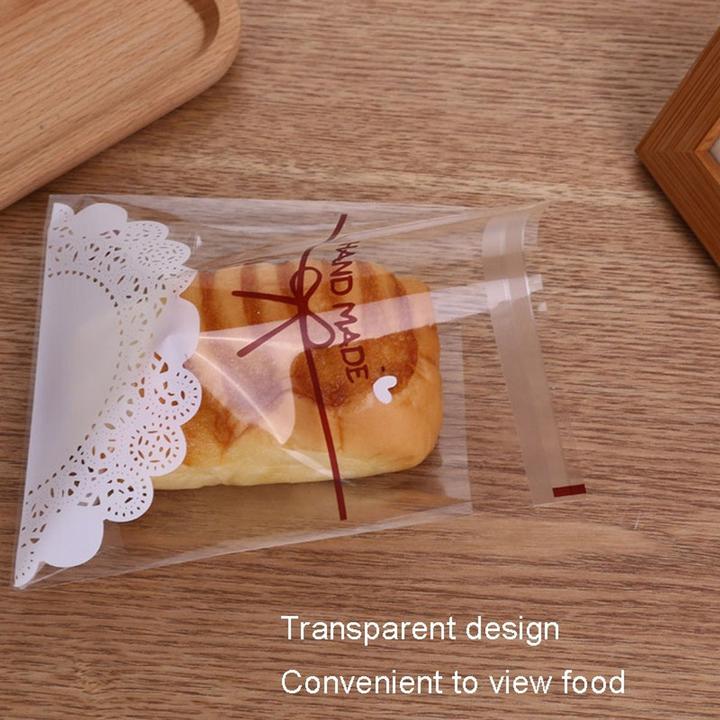 Actual product image König Design 100 x OPP bottom bags with sturdy cross bottom / biscuit bags 30µ / biscuit bags (1 x)
