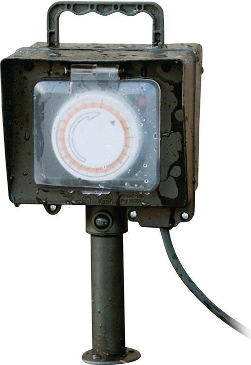 Immagine prodotto As - Schwabe Presa di corrente da giardino a 2 ganci con timer