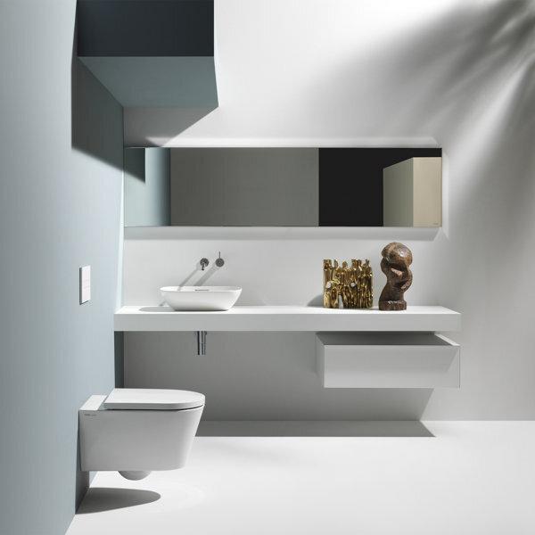 Produktbild ROCA LAUFEN Kartell Wand-WC, Tiefspüler, mit Silent Flush spülrandlos, 545x370x355mm