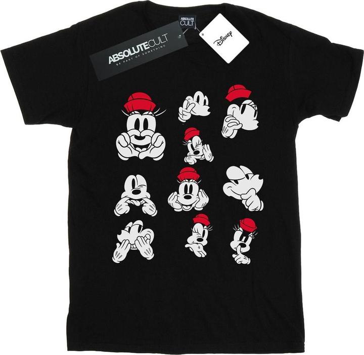 Immagine prodotto Disney Minnie Mickey Photo Poses Maglietta Ampia Donna (S)
