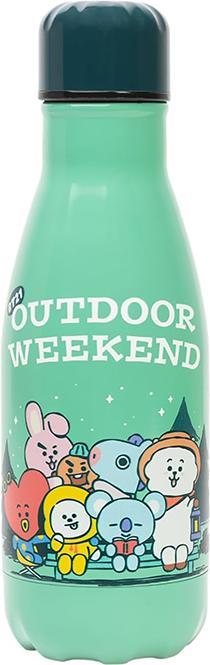 Actual product image BT21 Grupo Erik Official Merchandise Metal Hot & Cold Bottle 260ml - 9 Oz (0.26 l)