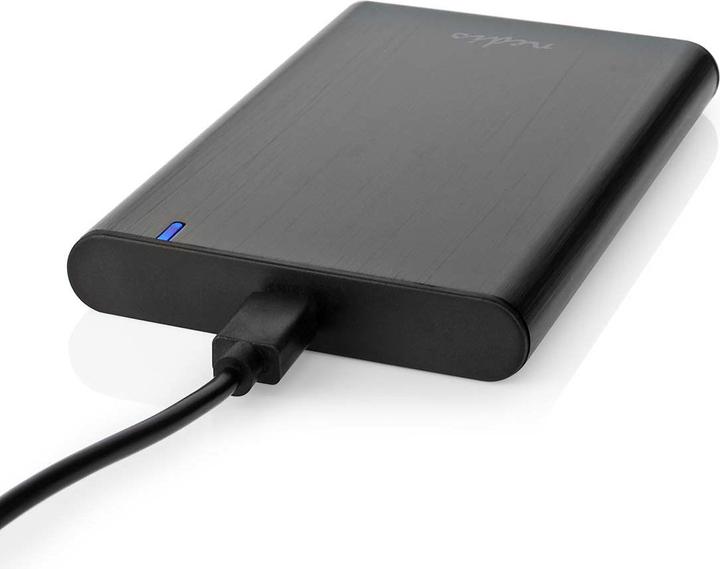 Immagine prodotto Nedis Custodia per disco rigido 2,5" | USB 3.2 Gen1 | USB Type-A / USB Type-C™ | Notebook / PC | Alluminio (2.5")