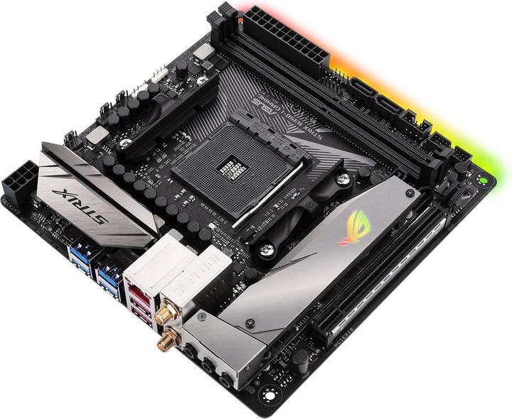 Actual product image ASUS ROG STRIX B350-I GAMING, mini-ITX, AM4 (AM4, AMD B350, Mini-ITX)