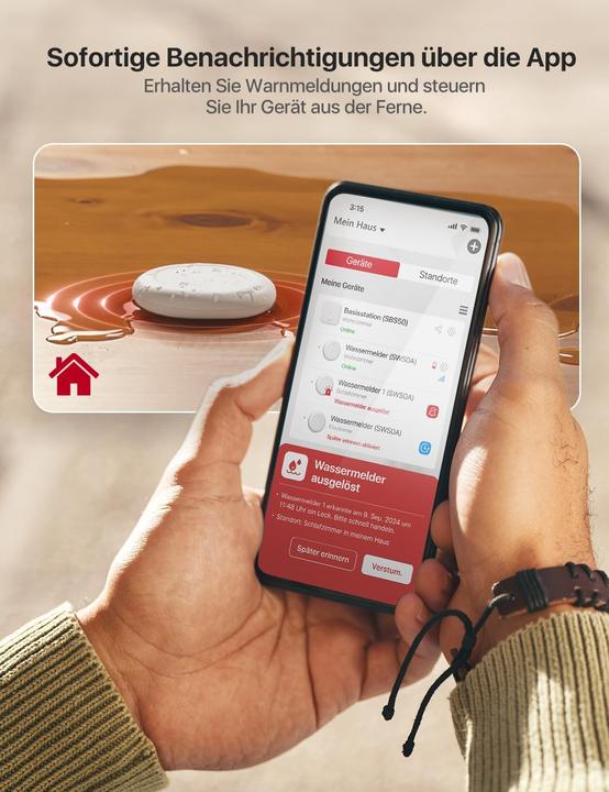 Image du produit X-Sense WLAN Wassermelder-Set mit Basisstation