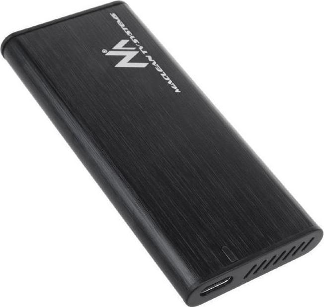 Immagine prodotto Maclean MCE443 Adattatore per custodia SSD M.2 NVMe SATA Alluminio NVMe (PCIe), NGFF (SATA) Supporta USB (M.2 2230, M.2 2240, M.2 2260)