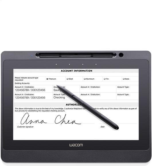 Actual product image Wacom DTU1141B, 25.6 cm (10.1"), Black, 283 mm, 15.7 mm, 210 mm (10.10", 2540 lpi)