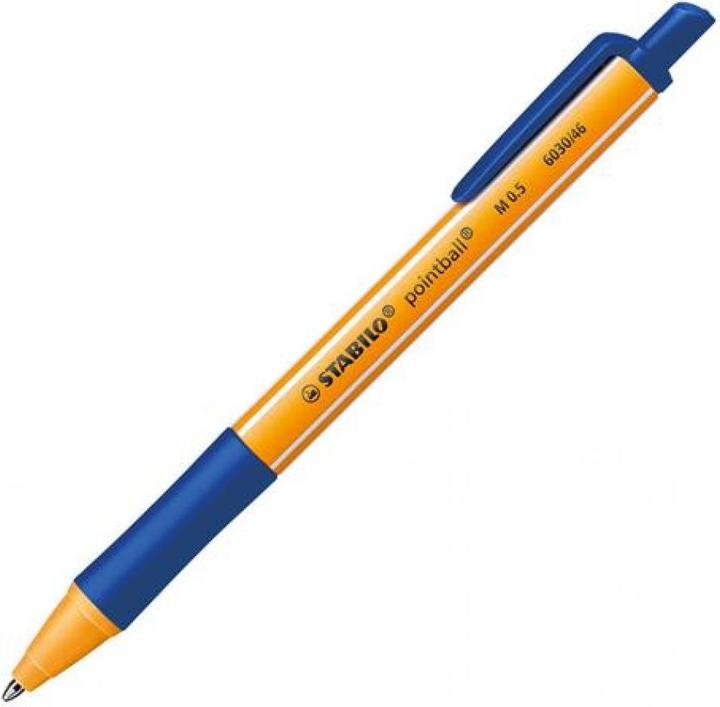 Immagine prodotto STABILO biro retrattili pointball (Blu, 1 x)