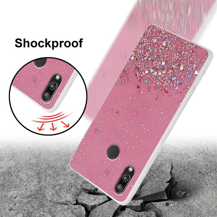 Image du produit Cadorabo Couverture TPU paillettes scintillantes (Huawei Nova 3E)