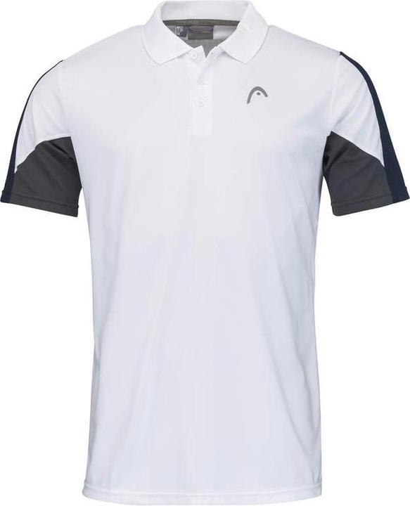 Head Club Tech Polo Shirt M weiss/dunkelblau
