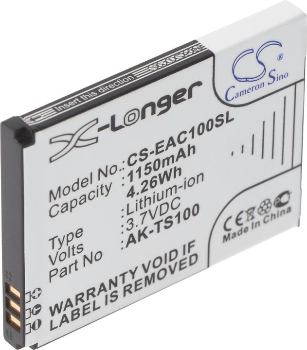 Actual product image AccuCell Akku AK-TS100 Ersatzakku für Emporia Telme TS100, Telme TS100S