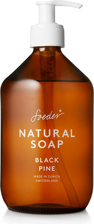 Soeder* Savon naturel Black Pine (Savon liquide, 500 ml)