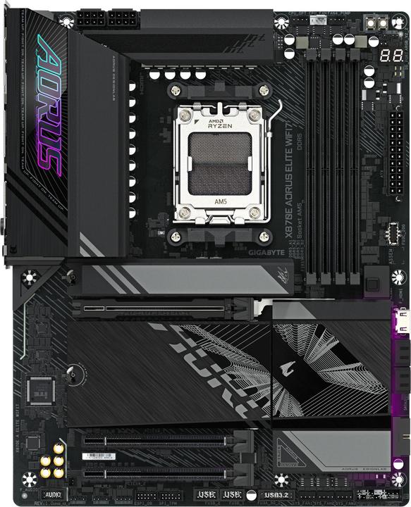 Produktbild Gigabyte X870E AORUS ELITE WIFI7 (AM5, AMD X870E, ATX)