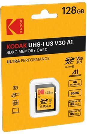 Actual product image Emtec KODAK SDHC Card Class 10 (128 GB, SDXC, U3, UHS-I)