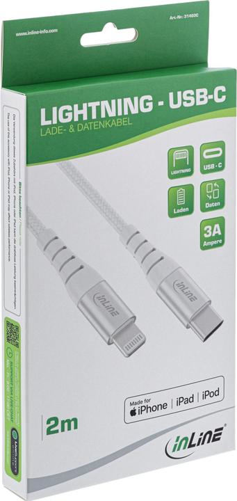 Image du produit InLine Câble USB-C Lightning (2 m)