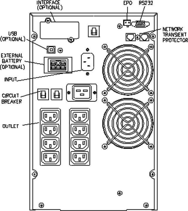 Produktbild Roline ProSecure III 3000 (3000 VA, 2700 W, Online-Doppelwandler USV)