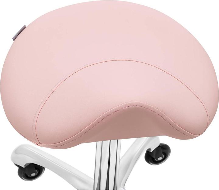 Actual product image Physa Saddle Stool - 570 - 750 mm - 150 kg - Powder pink