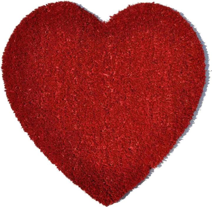 Immagine prodotto Casativo Zerbino a forma di cuore in fibra di cocco, 55 x 55 cm (55 x 55 cm)