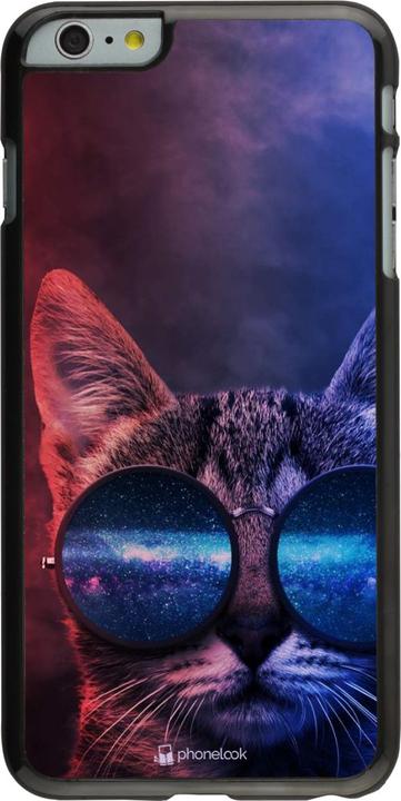 Actual product image PhoneLook Coque Red Blue Cat Glasses (Apple iPhone 6 Plus, Apple iPhone 6s Plus)
