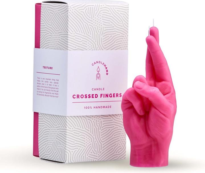 Actual product image Candle Hand crossed fingers (1 pcs.)