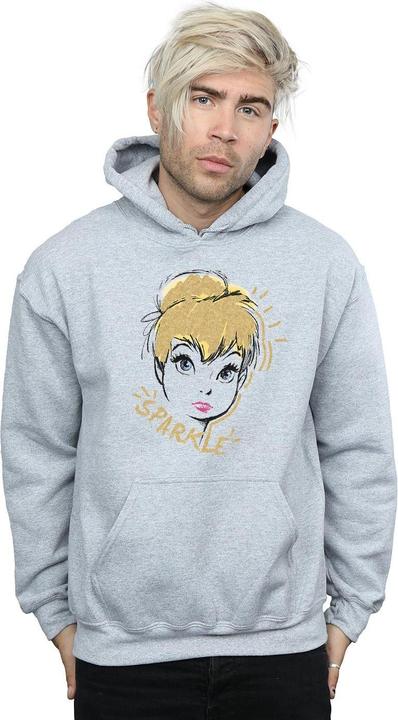 Immagine prodotto Disney Tinkerbell Sparkle Felpa con Cappuccio Uomo (M)