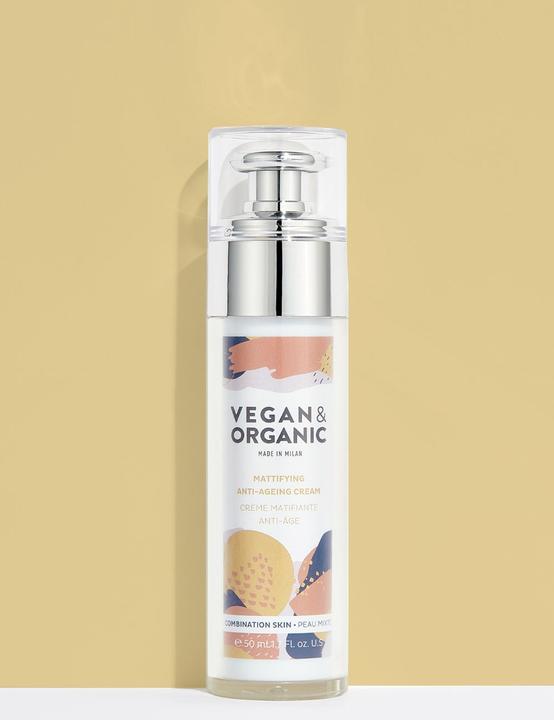 Actual product image Vegan & Organic Crème Matifiante Anti-âge 50ml (50 ml, Night cream, Day cream)