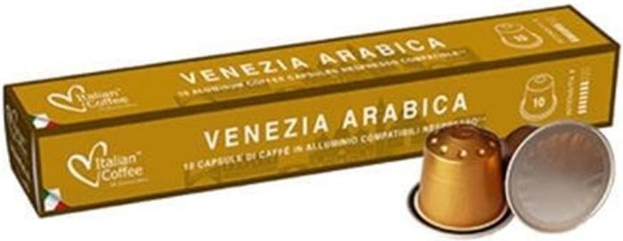 Actual product image Italian Coffee Coffee Capsules Venezia Arabica 10 Capsules (1 x Port.)