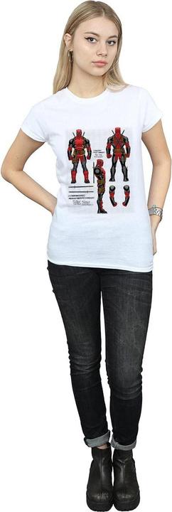 Image du produit - T-shirt DEADPOOL ACTION FIGURE PLANS - Femme (XL)