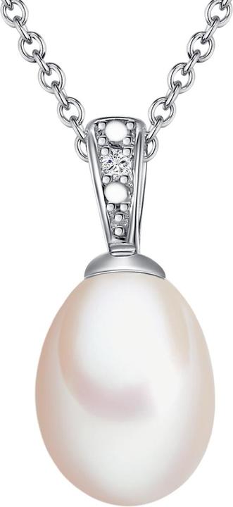 Produktbild Lulu & Jane Sterling Silber Diamant Süsswasser-Zuchtperle silber - 33514 (Sterling Silber)