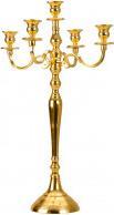 IKO 5-armige kandelaar verguld h=60cm