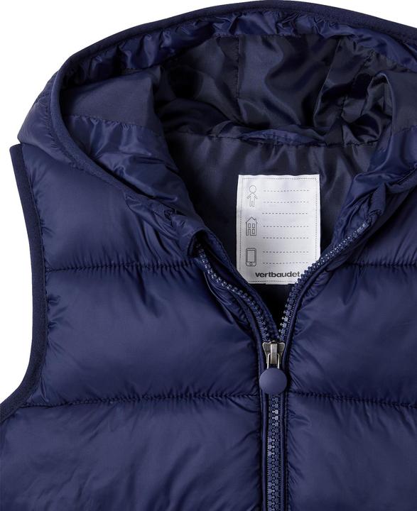 Image du produit Vertbaudet Gilet matelassé garçon avec capuche & matière recyclée (116)