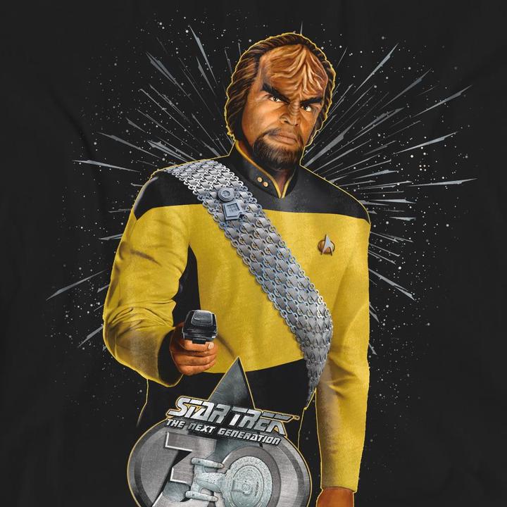 Actual product image Unisex Adult 30 Worf T-Shirt (XL)